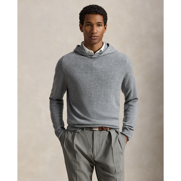 Maglia in cashmere con cappuccio