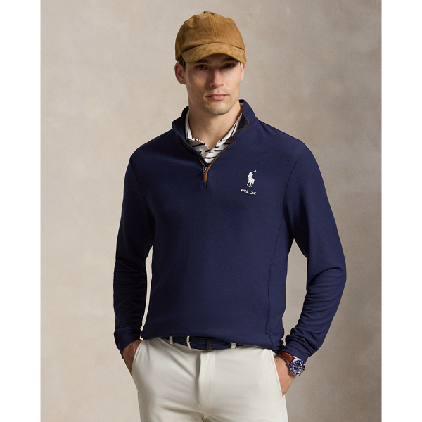 Pullover in Piqué Ralph Lauren con Cerniera - Stile Unico