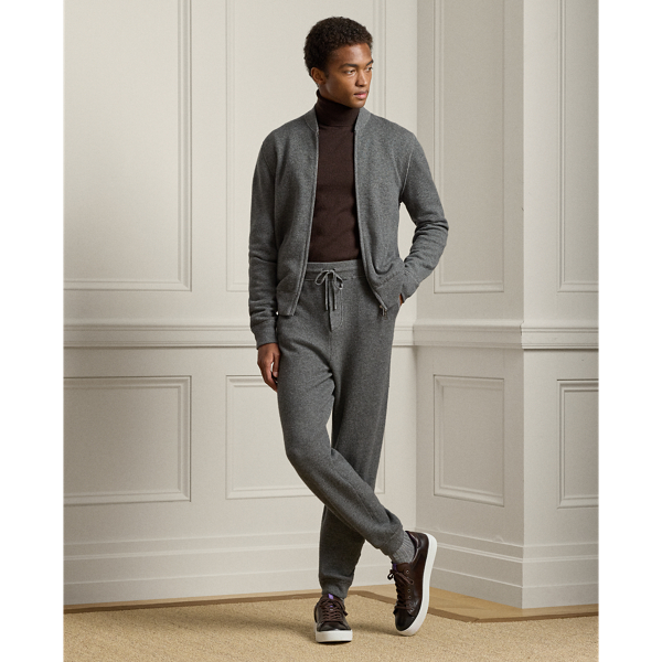 Textured Cashmere Trouser