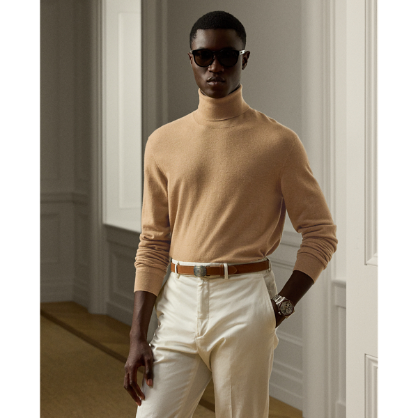 Pull à col roulé en cachemire - Purple Label - Modalova