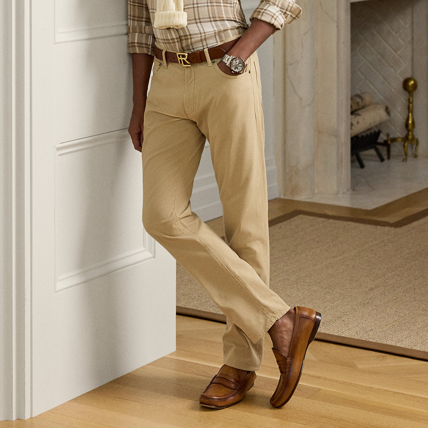 Slim Fit Stretch Twill Trouser