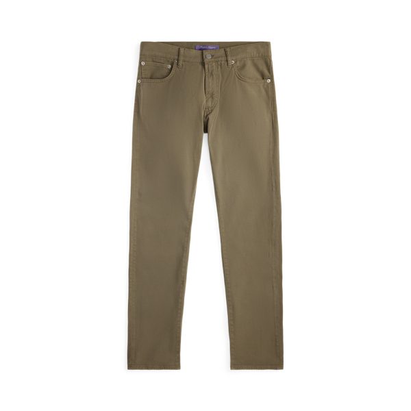 Ralph Lauren Slim Fit Stretch Twill Pant In Green
