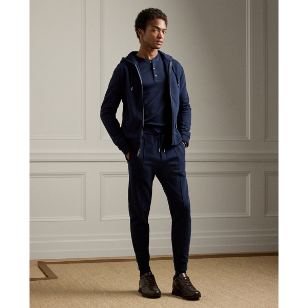 Ralph Lauren Fleece Jogger Pant In Classic Chairman Navy