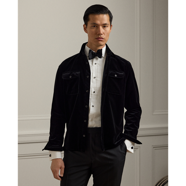 Chemise en velours - Purple Label - Modalova
