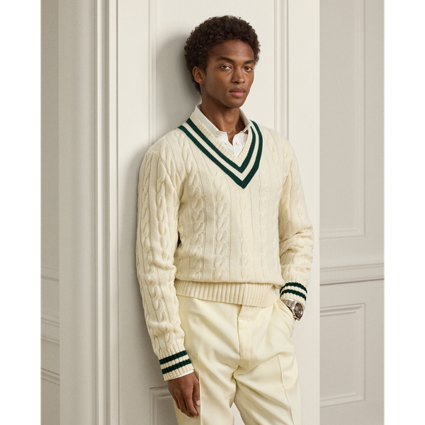 Pull de cricket en cachemire - Purple Label - Modalova