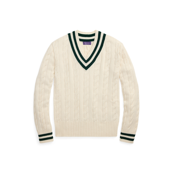 Pull de cricket en cachemire - Purple Label - Modalova