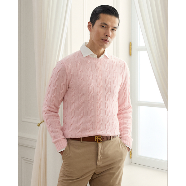 Pull en cachemire torsadé - Purple Label - Modalova