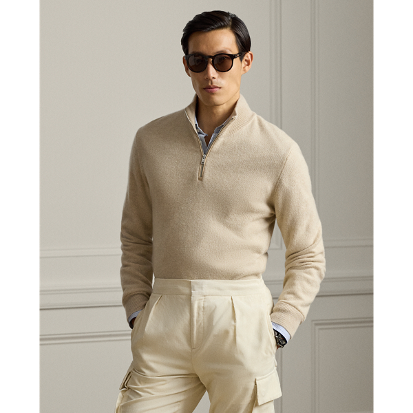 Maglia in Cashmere Ralph Lauren con Cerniera - Eleganza Unic