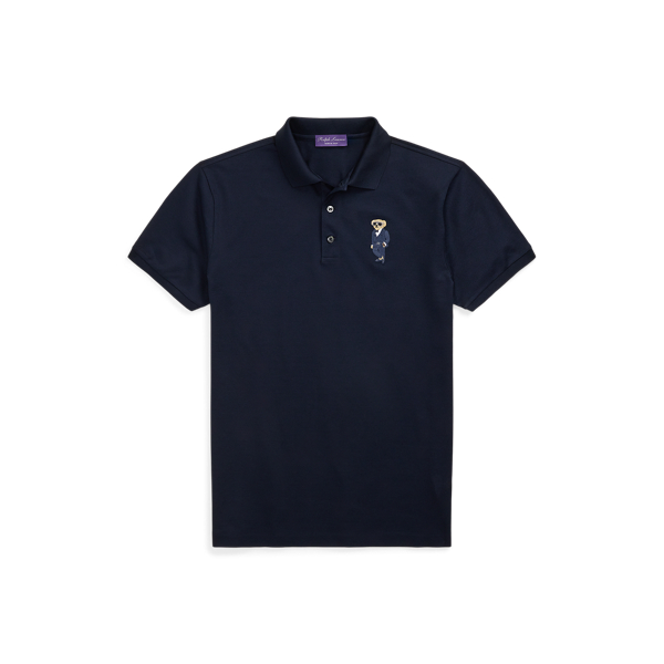 Polo Polo Bear Custom Slim en piqué - Purple Label - Modalova