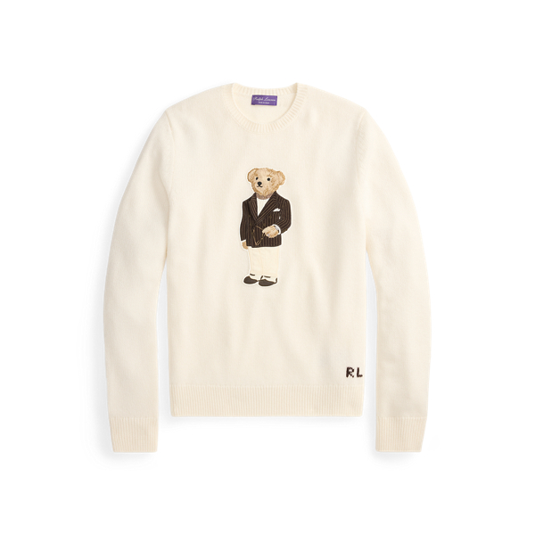 Pull Polo Bear en cachemire - Purple Label - Modalova