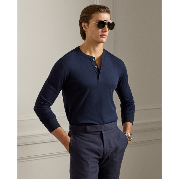 Interlock Henley Shirt