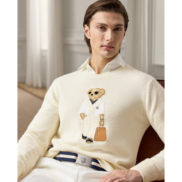 Polo Bear Silk-Linen Jumper