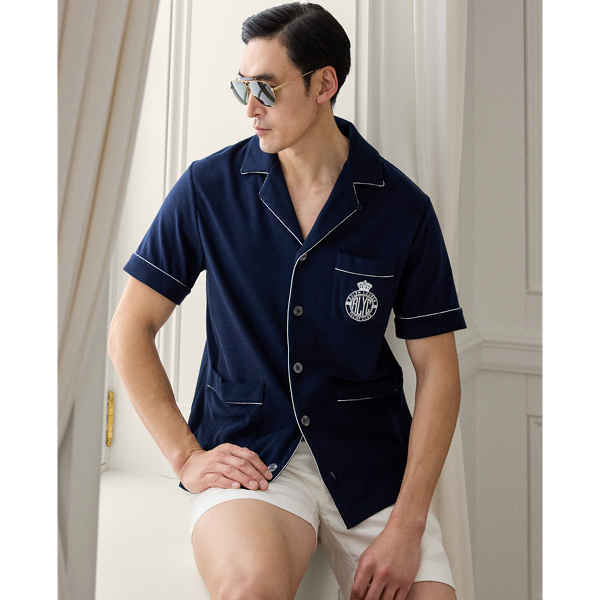 Cotton-Silk Terry Shirt