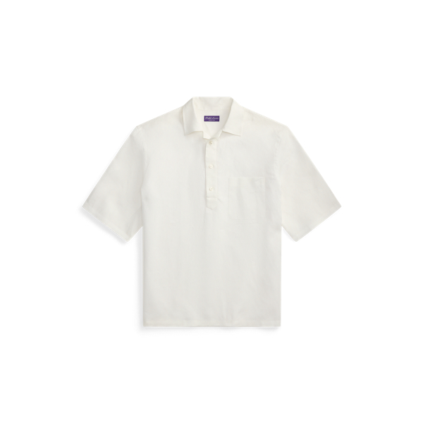 Relaxed Fit Linen Popover Shirt