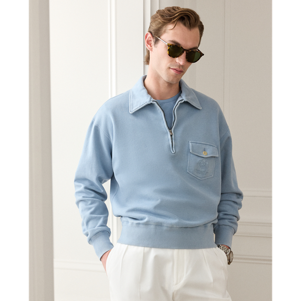 Cotton-Cashmere Fleece Sweatshirt