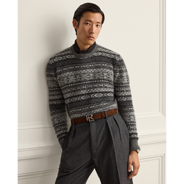 Fair Isle Cashmere-Blend Jumper