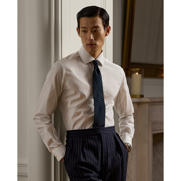 Ralph Lauren Handmade End-on-end Shirt In White