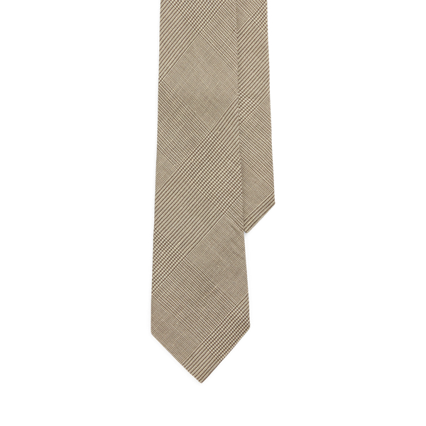 Ralph Lauren Glen Plaid Linen-silk Tie In Multi
