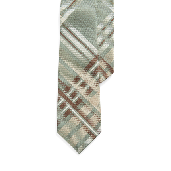 Plaid Twill Tie