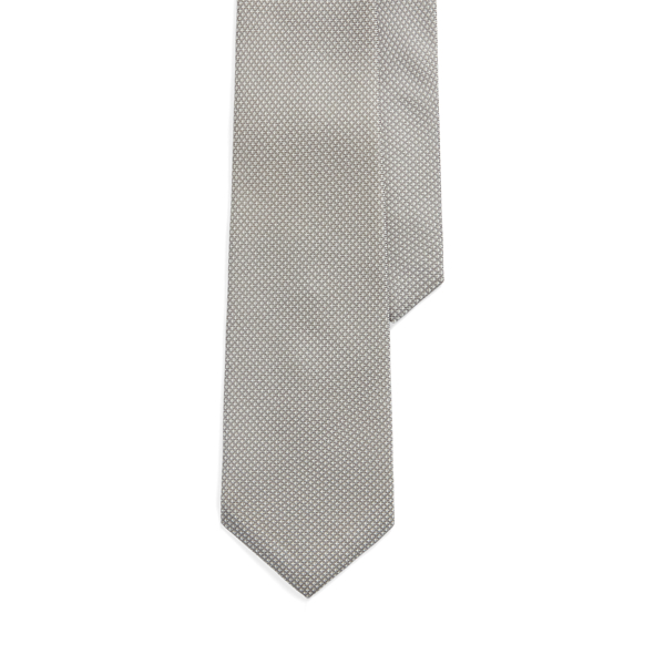 Geometric-Print Cashmere-Silk Tie