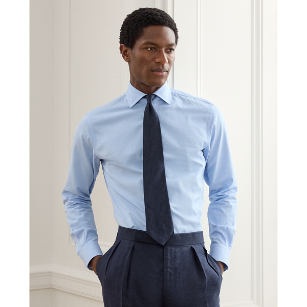 Diamond-Textured Oxford Shirt