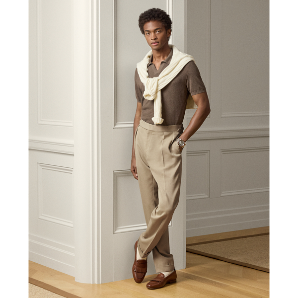 Gregory Hand-Tailored Twill Trouser - Purple Label - Modalova