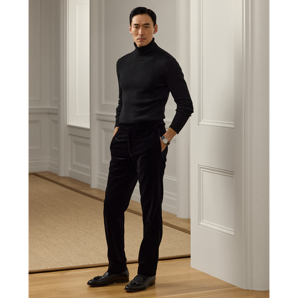 Pantalon Gregory fait main en velours - Purple Label - Modalova