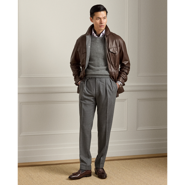 Gregory Hand-Tailored Flannel Trousers
