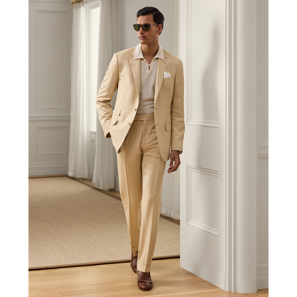 Pantalon Gregory fait main en soie - Purple Label - Modalova