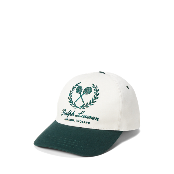 Casquette en sergé brodée d'un écusson - Purple Label - Modalova