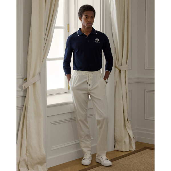 Pantalon fait main en satin stretch - Purple Label - Modalova