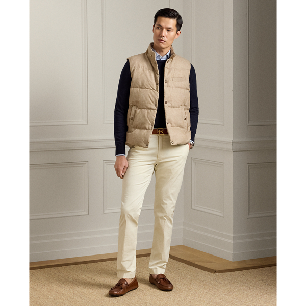 Ralph Lauren Slim Fit Stretch Chino Trouser In Neutral