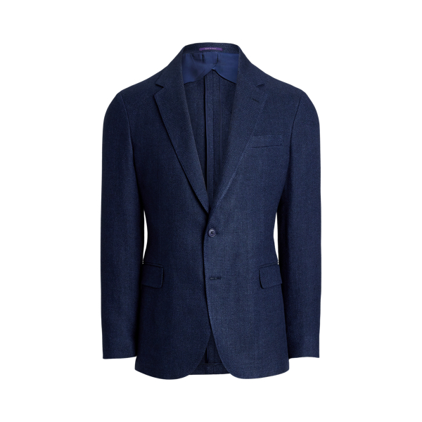 Veste Hadley faite main à chevrons - Purple Label - Modalova