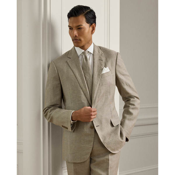 Kent Hand-Tailored Glen Plaid Jacket - Purple Label - Modalova