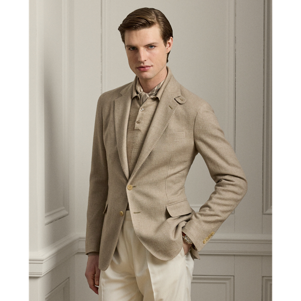 Blazer Hadley texturé fait main - Purple Label - Modalova
