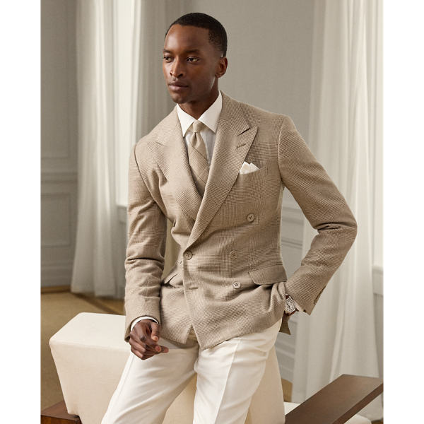 Costume Kent fait main prince-de-galles - Purple Label - Modalova