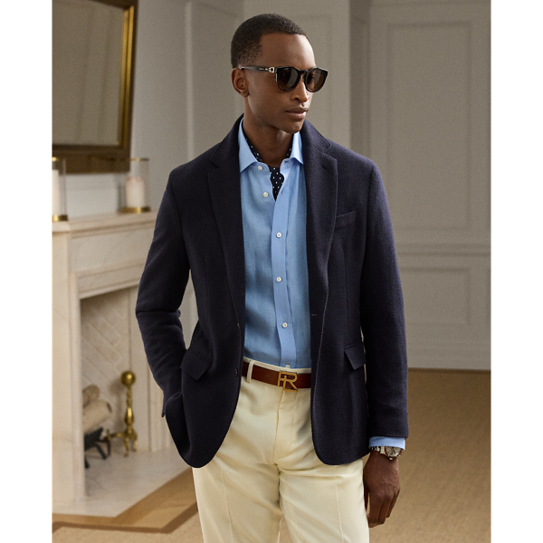 Veste Hadley faite main en cachemire - Purple Label - Modalova