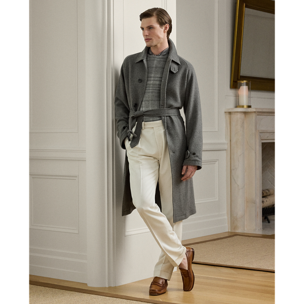 Trench balmacaan œil-de-perdrix - Purple Label - Modalova