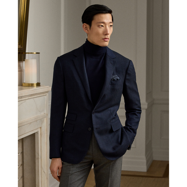 Costume Kent cachemire prince-de-galles - Purple Label - Modalova