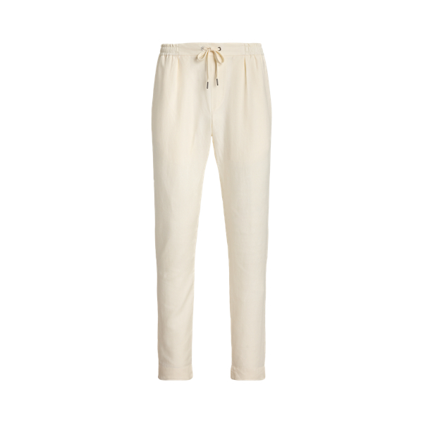 Pantalon fait main en soie et lin - Purple Label - Modalova