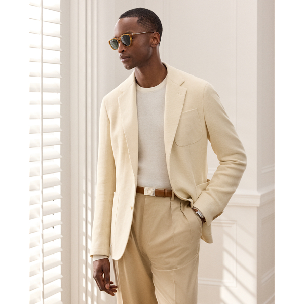 Hadley Hand-Tailored Panama-Weave Jacket