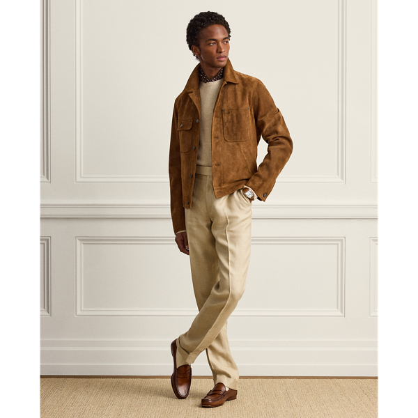 Gregory Hand-Tailored Twill Suit Trouser