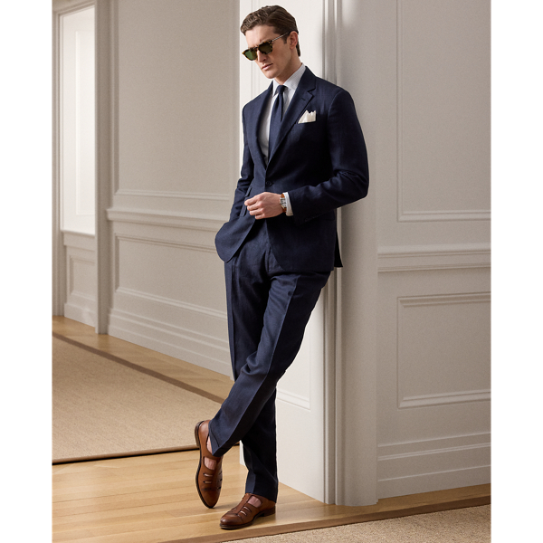 Gregory Hand-Tailored Plaid Trouser