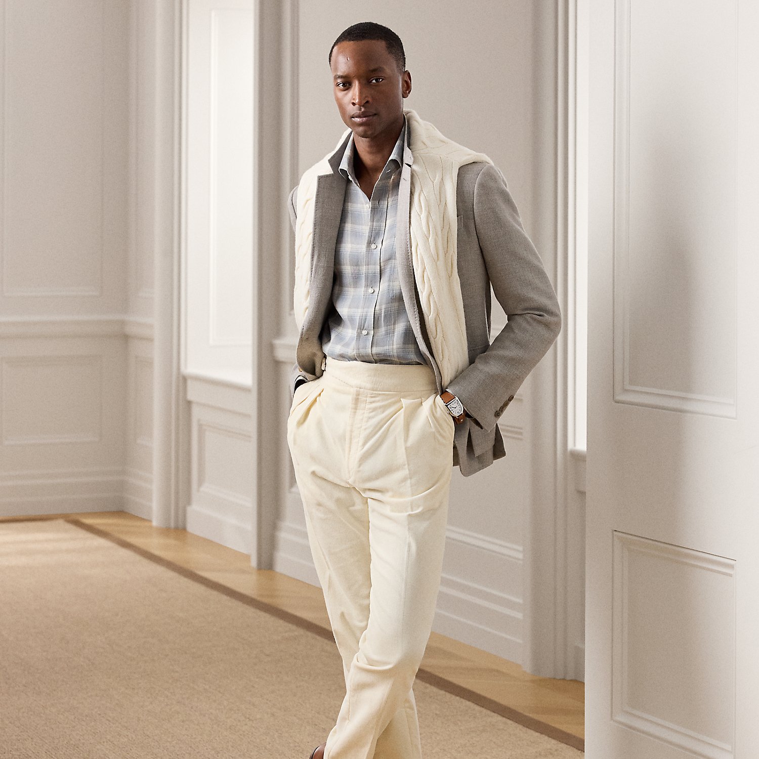 Hand-Tailored Corduroy Trousers