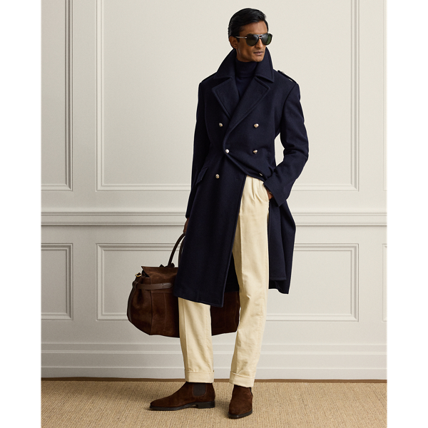 Hand-Tailored Wool-Cashmere Topcoat