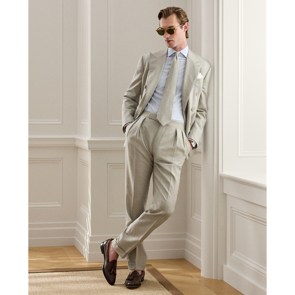 Ralph Lauren Hand-Tailored Wool Flannel Suit