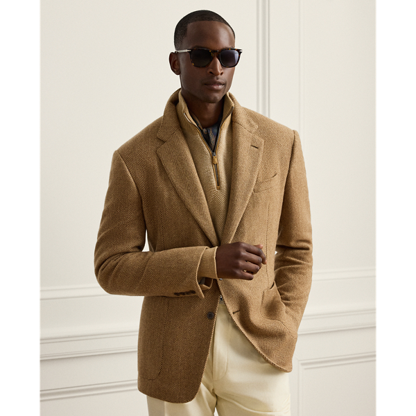 Glenn Hand-Tailored Herringbone Jacket