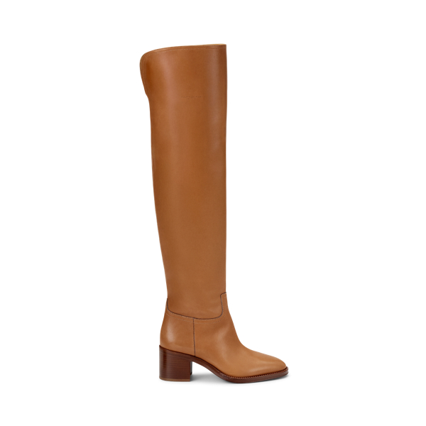 Ralph Lauren Barnet 55 Mm Calfskin Boot