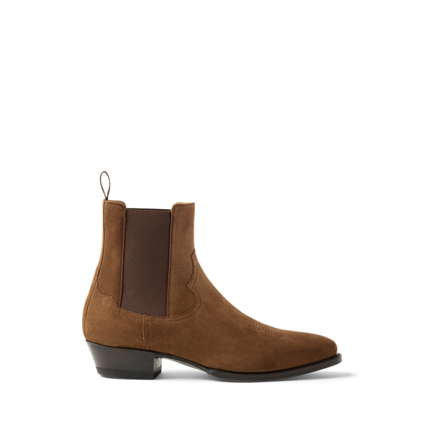 Calf-Suede Chelsea Western Boot Calf-Suede Chelsea Western Boot