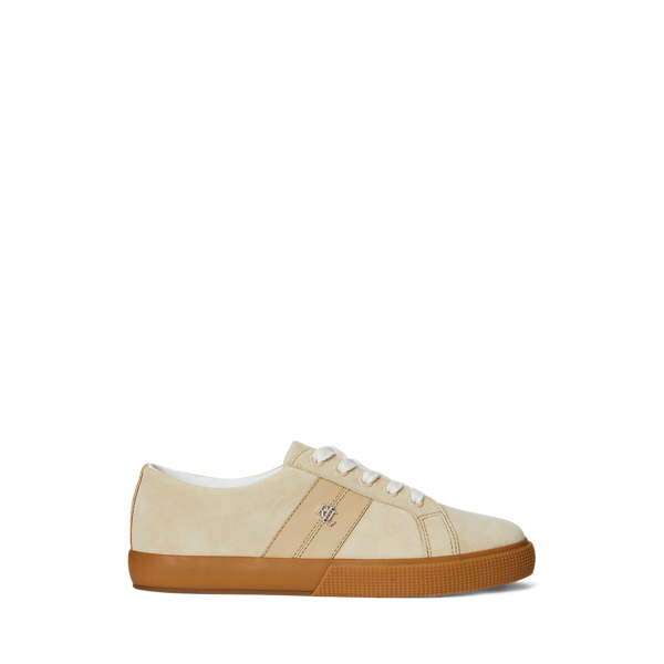 Ralph Lauren Janson Ii Suede & Nappa Leather Sneaker